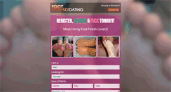 Desktop Screenshot of footfetishsexdating.com